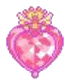 Pixel sprite of the Crisis Compact, closed.
