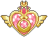 Pixel sprite of Crisis Moon Compact, closed.
