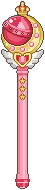Pixel sprite of the Cutie Moon Rod.