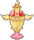 Pixel sprite of the Holy Grail, the Sacred Cup.
