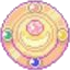 Pixel sprite of the Transformation Brooch.