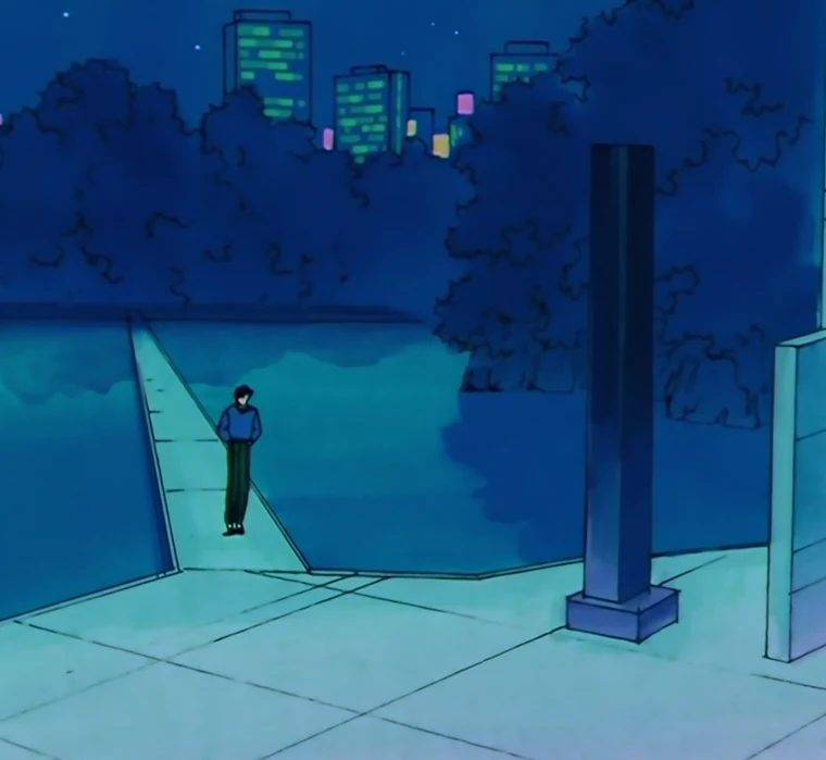 Mugen Academy at night