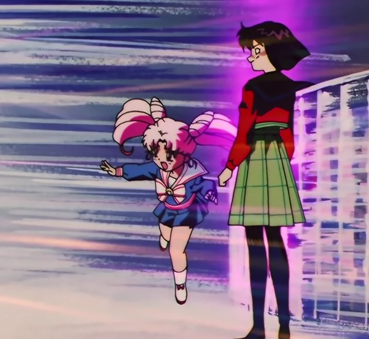 Hotaru and Chibiusa