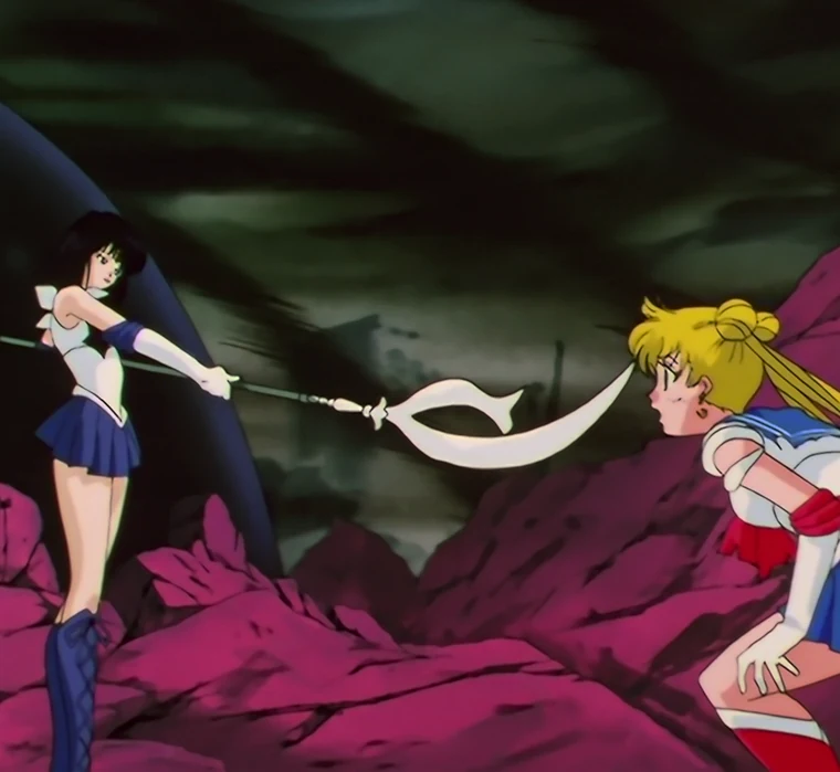 the glaive, and Usagi