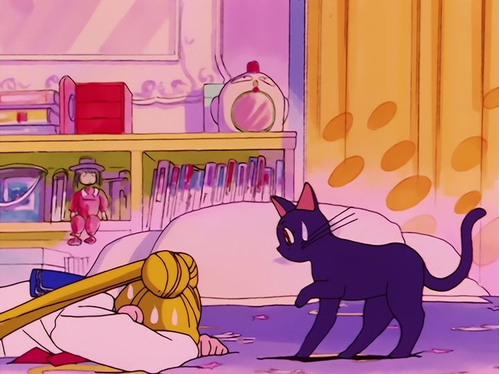 Luna, the brooch, and Moon Prism Power