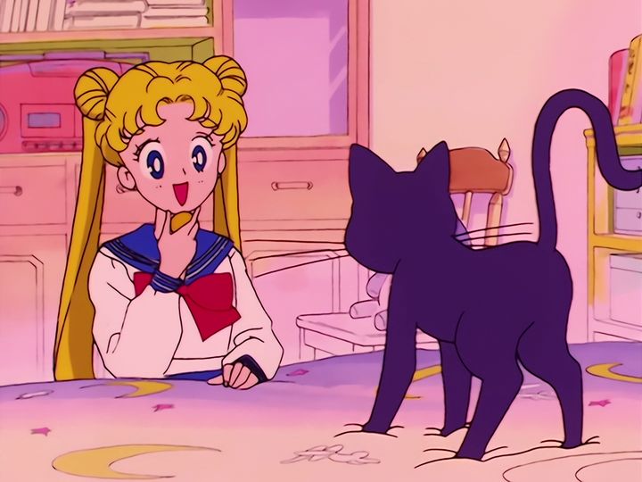 Luna, the brooch, and Moon Prism Power