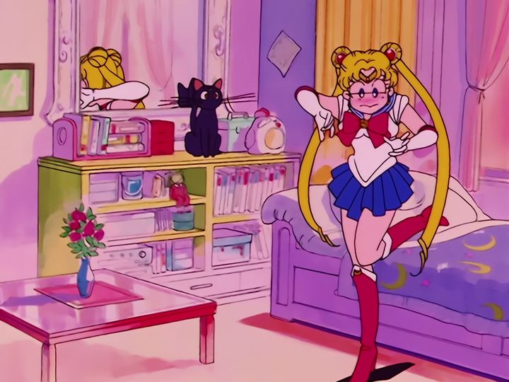 Luna, the brooch, and Moon Prism Power