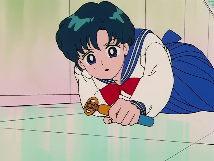 Ami Mizuno awakens as Sailor Mercury