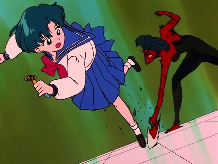 Ami Mizuno awakens as Sailor Mercury