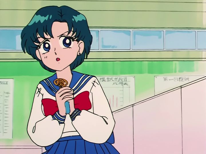 Ami Mizuno awakens as Sailor Mercury