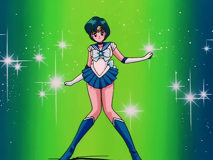 Ami Mizuno awakens as Sailor Mercury