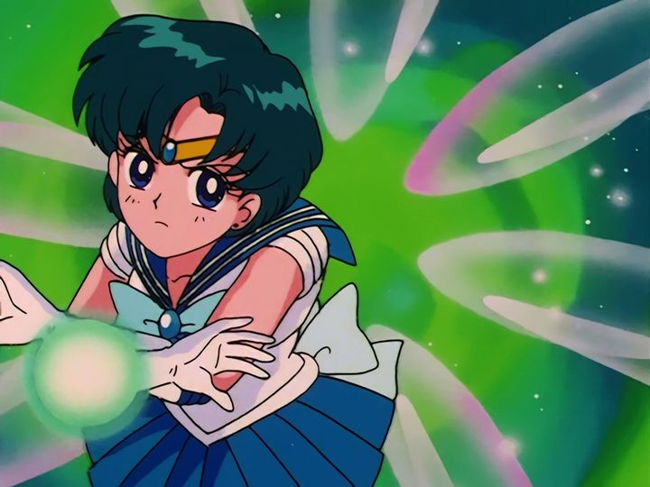 Ami Mizuno awakens as Sailor Mercury