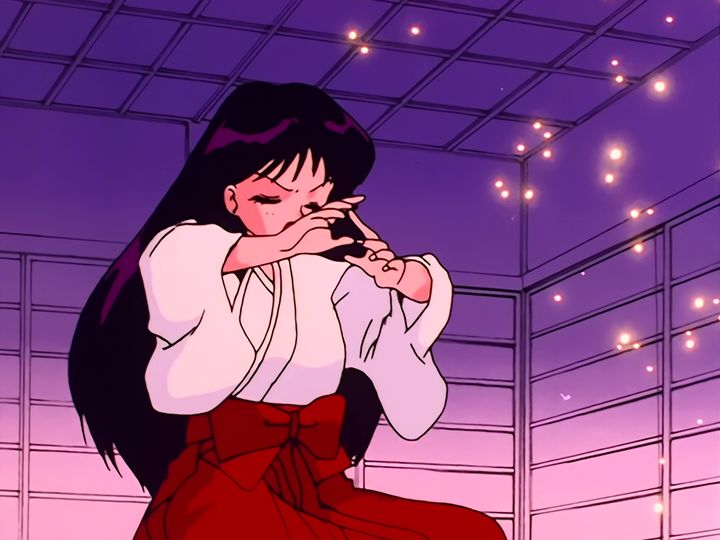 Rei Hino awakens as Sailor Mars