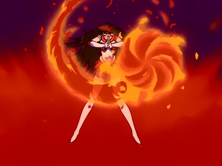 Rei Hino awakens as Sailor Mars