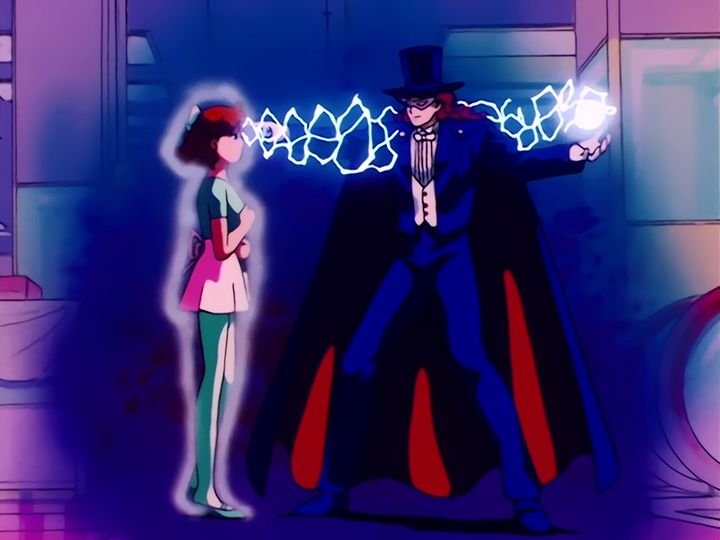 the false Tuxedo Mask springs the trap