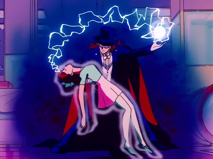 the false Tuxedo Mask springs the trap