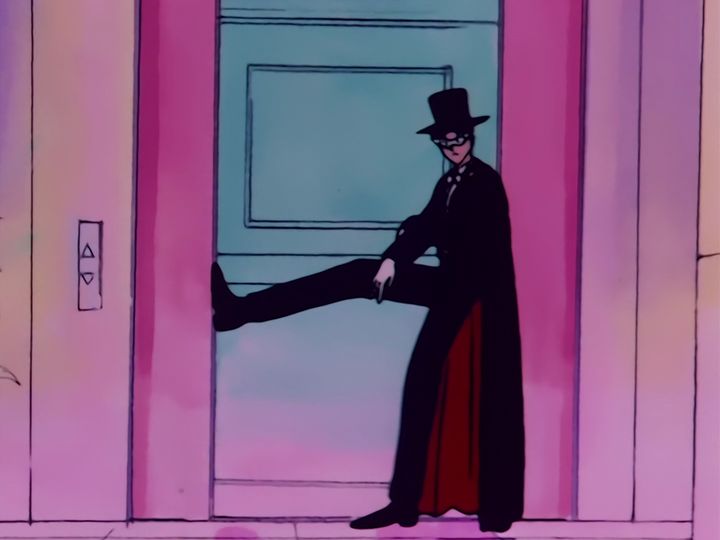 the false Tuxedo Mask springs the trap