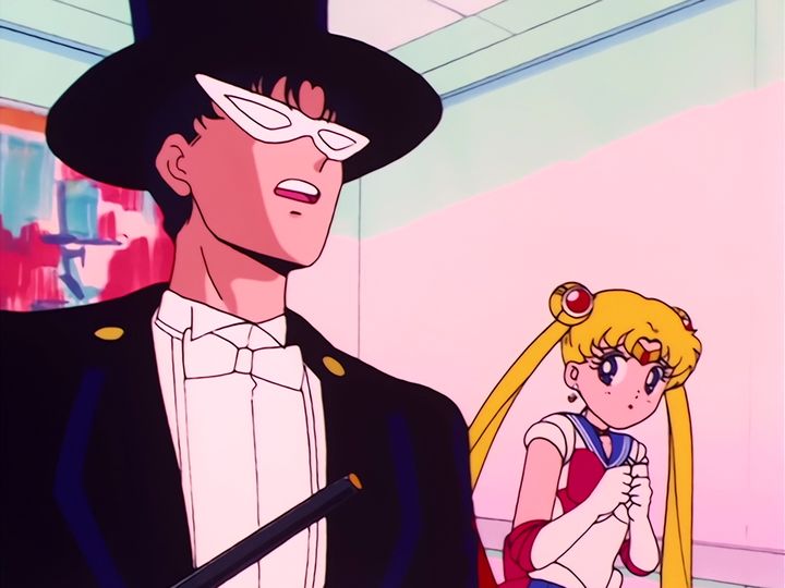 the false Tuxedo Mask springs the trap