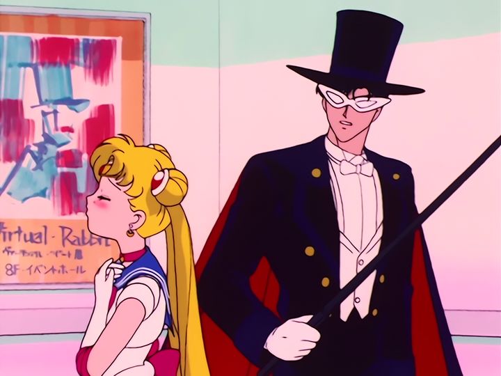 the false Tuxedo Mask springs the trap