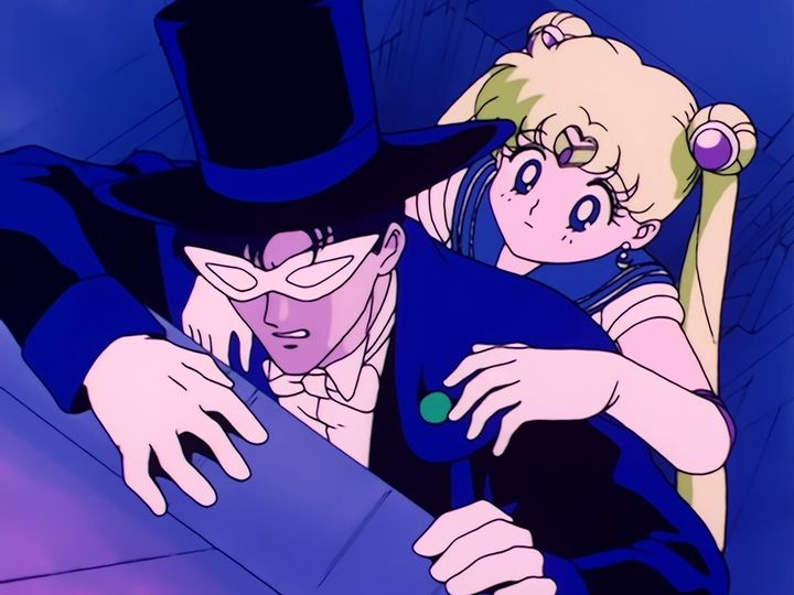 the false Tuxedo Mask springs the trap