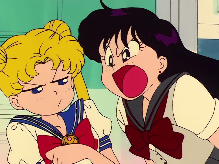Makoto, Usagi, and the man at the crane game