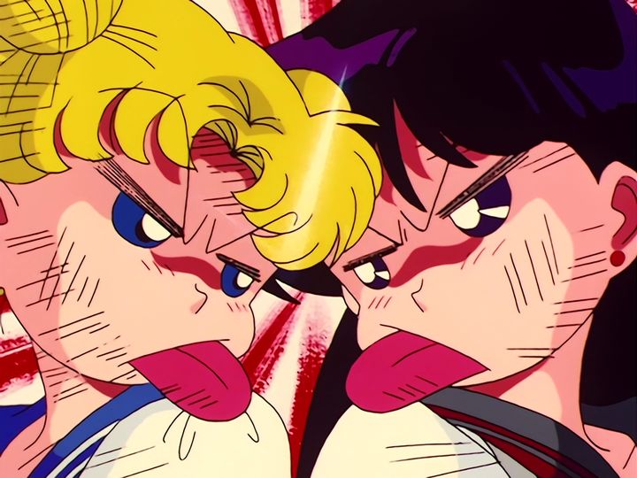 Makoto, Usagi, and the man at the crane game