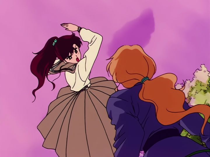 Makoto, Usagi, and the man at the crane game