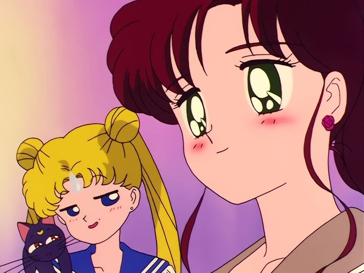 Makoto, Usagi, and the man at the crane game