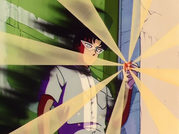 the crystal, the star locket, and Naru laughing