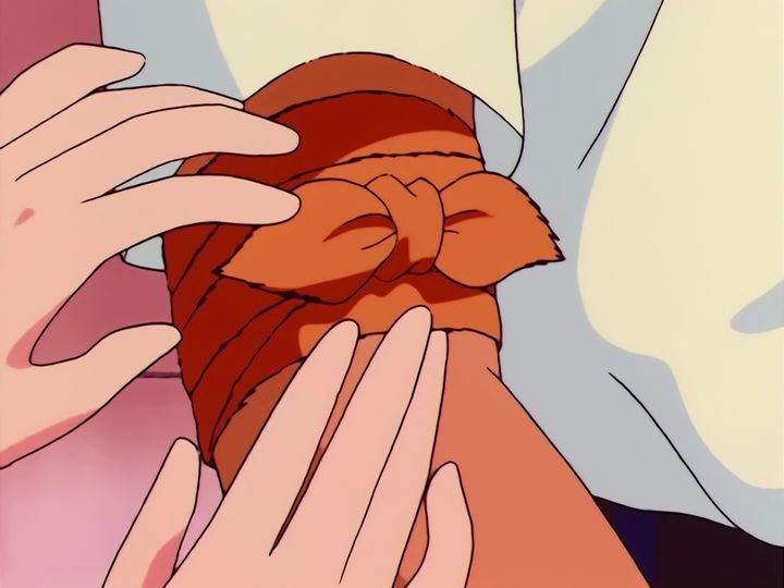 the crystal, the star locket, and Naru laughing