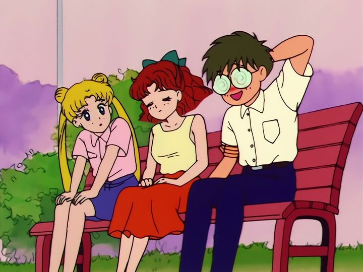 the crystal, the star locket, and Naru laughing