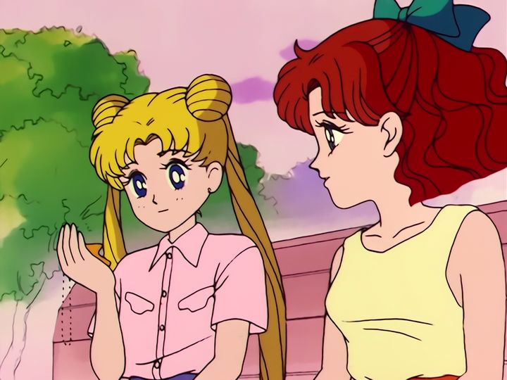 the crystal, the star locket, and Naru laughing