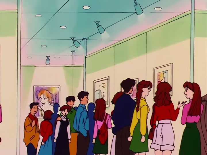 the exhibition, and a painting of a man she has never met