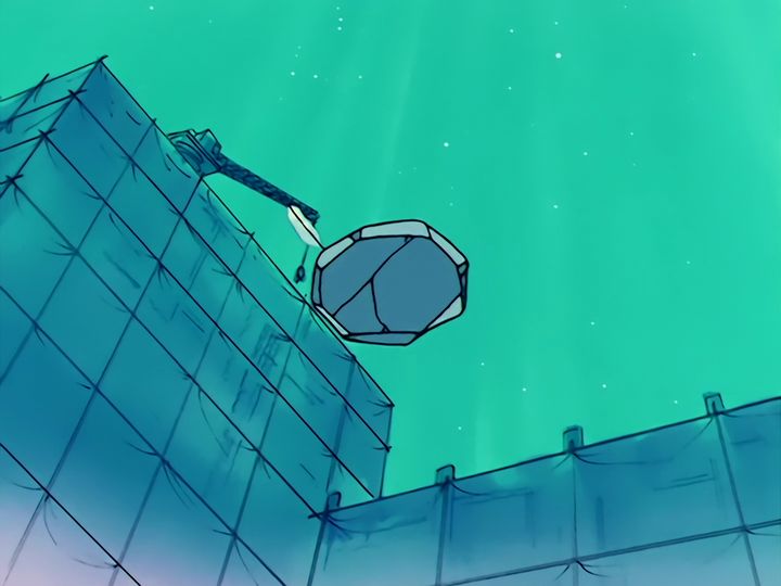the rooftops, the locket, and a face on the door