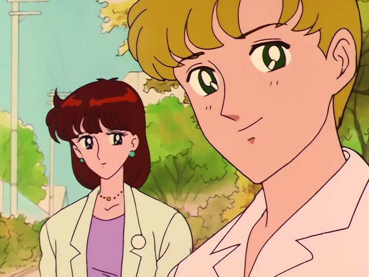 the umbrella in the rain, and the woman in the lab coat