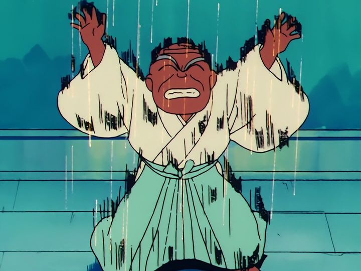 a stranger on the shrine steps, and a very bad night for grandpa