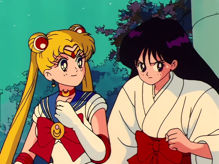 the healing, and Tuxedo Mask taking his second