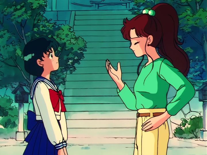 the healing, and Tuxedo Mask taking his second