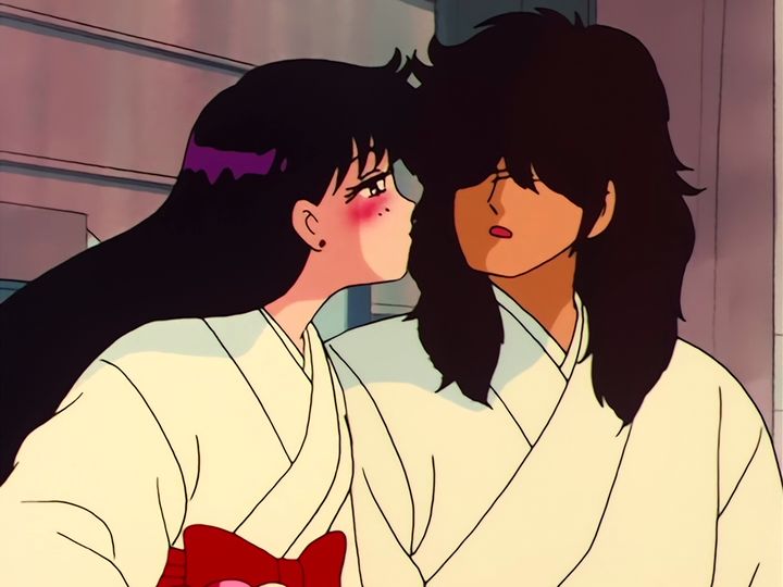the healing, and Tuxedo Mask taking his second