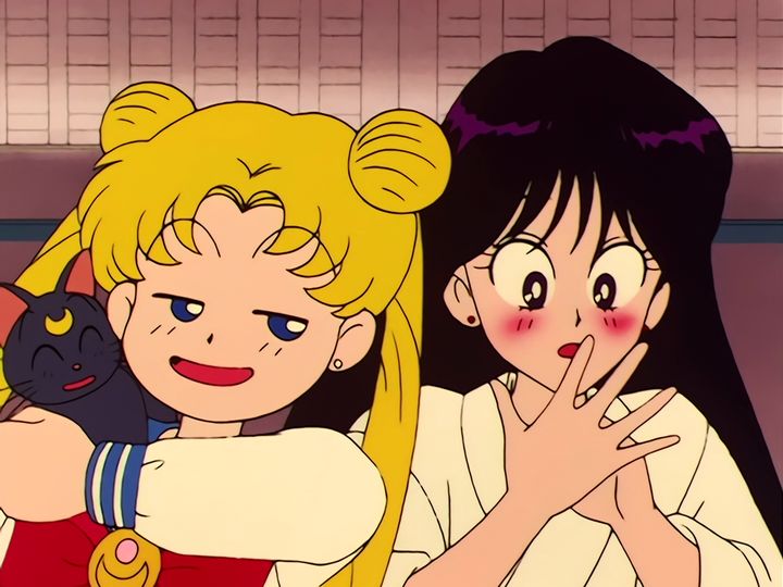the healing, and Tuxedo Mask taking his second