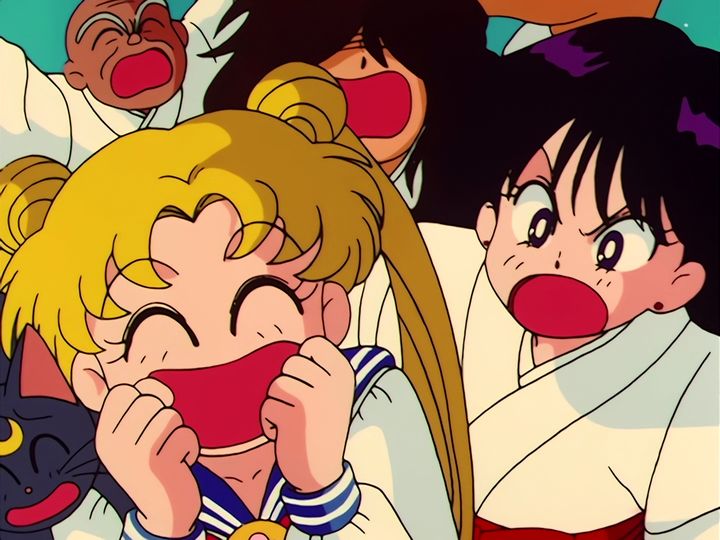 the healing, and Tuxedo Mask taking his second