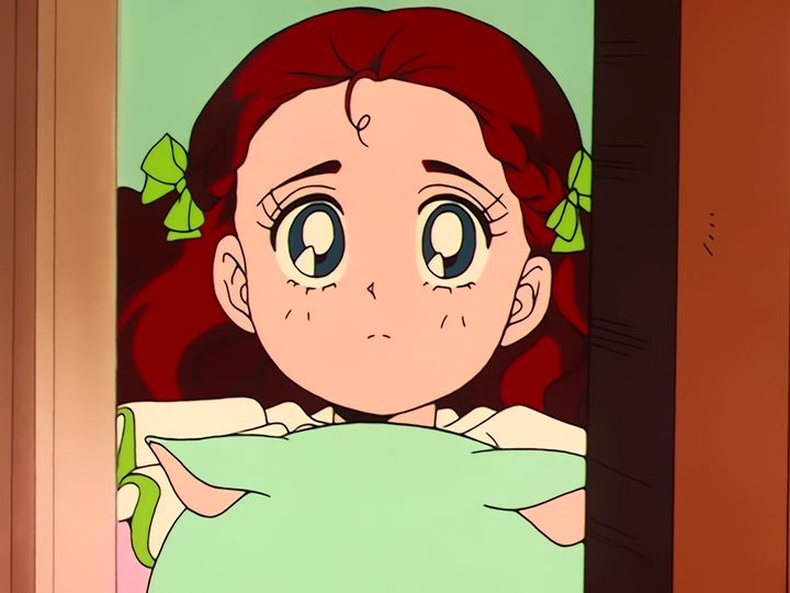 Luna in love, and a nameplate on a door