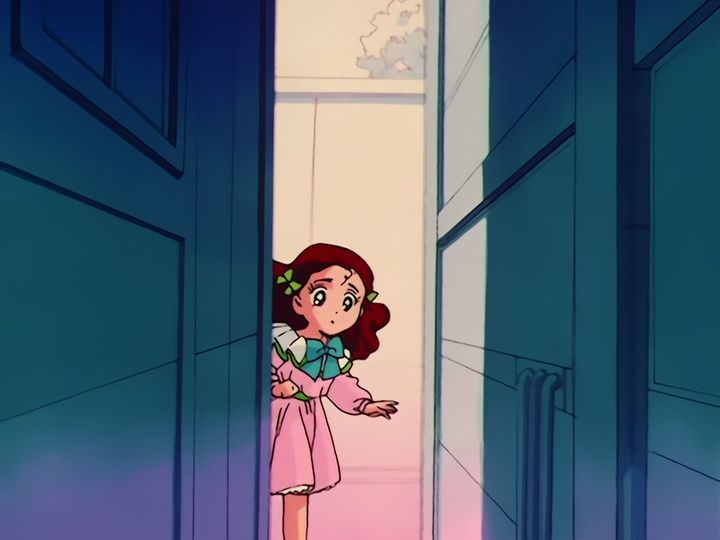 Luna in love, and a nameplate on a door