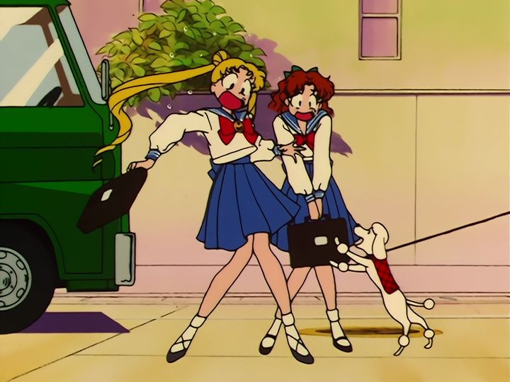 Umino asks Usagi for advice and becomes Tuxedo Umino Kamen