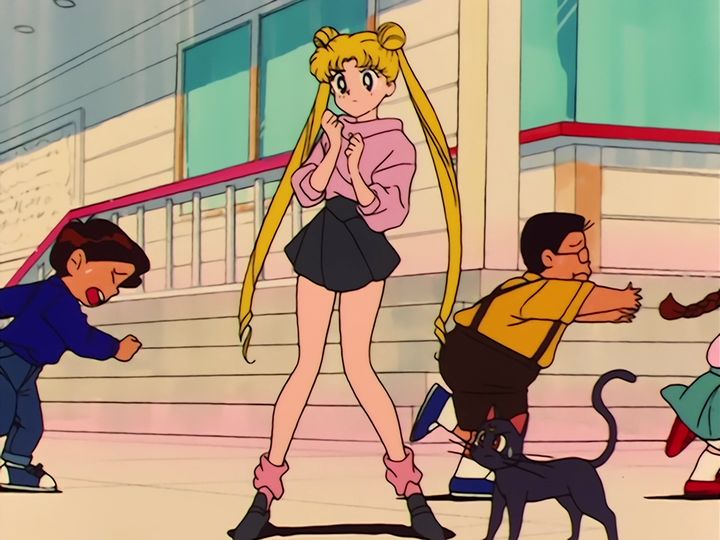 Akan, the algae, and Naru stepping in front of Umino