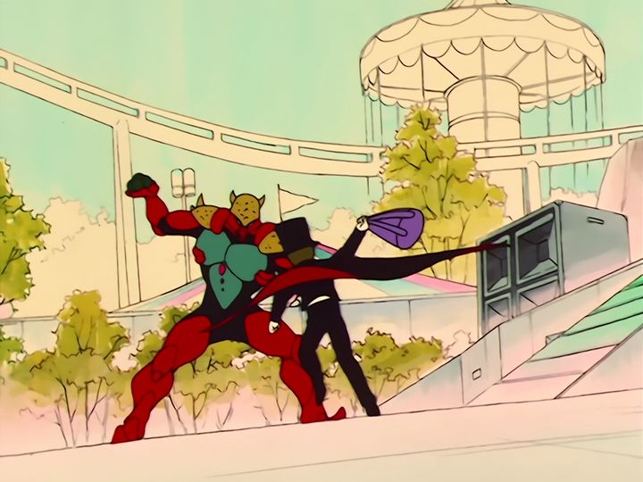 Akan, the algae, and Naru stepping in front of Umino