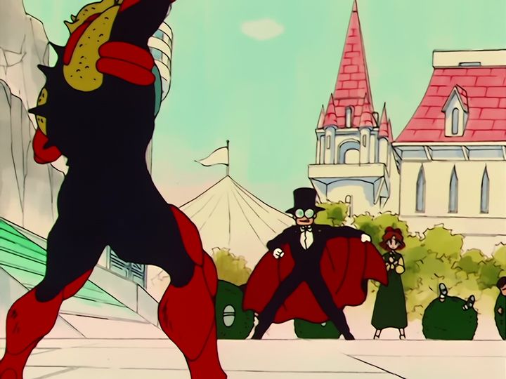 Akan, the algae, and Naru stepping in front of Umino