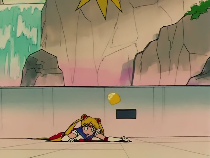 Akan, the algae, and Naru stepping in front of Umino