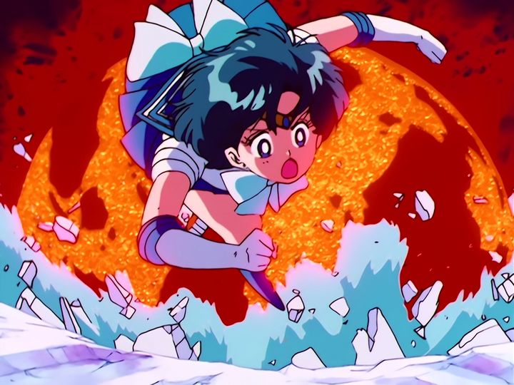 Sailor Mercury dies against the DD Girls