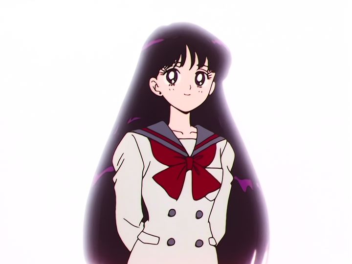Sailor Moon alone, and the four guardians who come back to her